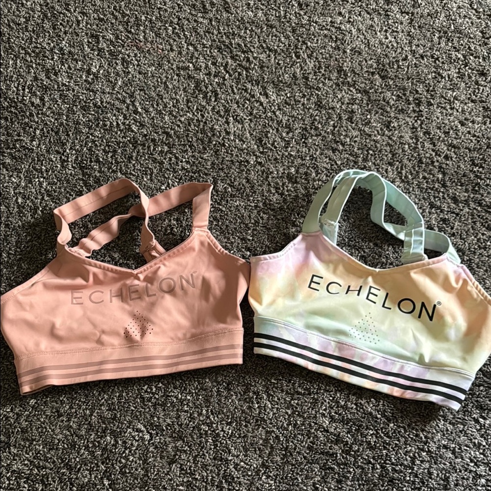 Echelon Sports Bras Set - Pink and Multicolor